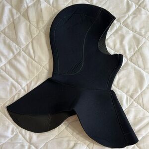Black Neoprene Bibbed Hood XL